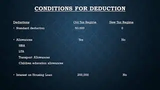 Old tax regime and New tax regime