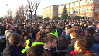 Lo sciopero degli studenti del Fermi