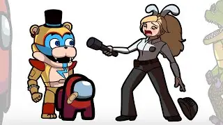 Mini Crewmate Kills FNAF Security Breach additional story COMPLETE EDITION  - Among us
