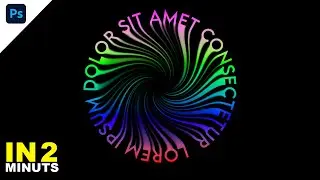 twirl text photoshop tutorial