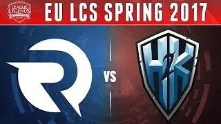 Origen vs H2K - League Of Legends EU LCS 2017 Spring Game 1