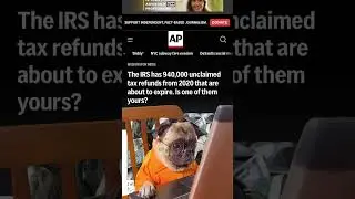 IRS has 940k unclaimed tax refunds from 2020👀