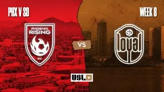 Phoenix Rising FC vs. San Diego Loyal: August 15, 2020