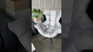Narożnik Plaza L monolith 97, puf Plaza mini Monolith 84 i fotel Sensi