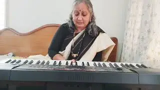 A Tribute To Lata Mangeshkar 7 Medley old solo songs of the legend on Keyboard/ Mangala J
