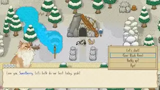 Cattails Wildwood story - Giving your mate a black rose when you have kittens