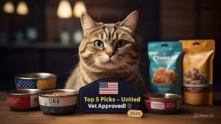 #Top 5 Best Cat Foods in the USA 2025.#Best Cat Food in 2025?These 5 Brands Are Winning in the USA!