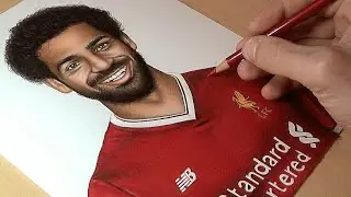 Drawing Mohamed Salah - Liverpool