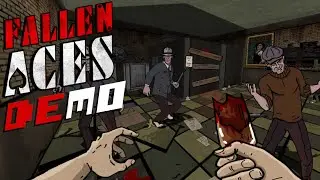 Fallen Aces | a Comic Book Style Noir Fps | Full Demo Gameplay