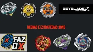 Como Montar um Deck 3on3 Competitivo em Beyblade X! [Explicado com Batalhas Reais]