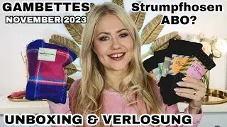 Gambettes Box November 2023 & Collectors Box | Unboxing & Verlosung