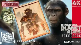 Kingdom of the Planet of the Apes 4K UltraHD Blu-ray steelbook unboxing