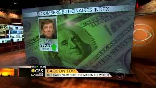 Bill Gates named richest man in the world