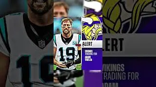 ADAM THIELEN FIRST vs LAST Touchdown as a PANTHERS..😢🥺 #shorts