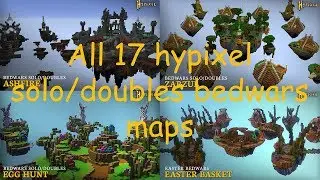 17 hypixel solo bedwars maps *FREE to download* (NO ADFLY)
