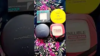 Loreal Infallible Powder Compact Comparison Swatches up next #shorts #mac #loreal #maybelline #lakme