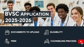 Admission to Bachelor of Veterinary Science and Animal Husbandry (B.V.Sc. & A.H.) Program, 2025-2026
