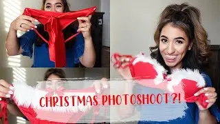 Adore Me Christmas Photo shoot 📸 🎅 - Unbox with me