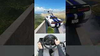 Dodge challenger Insane Barrel Rolls & Parking Stunts! Forza Horizon 5 #shorts