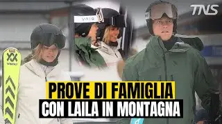 Sinner e Laila, amore ad alta quota: fuga romantica sulla neve