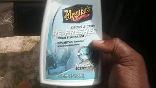 Meguiar's carpet & cloth permanent odor eliminator demo review