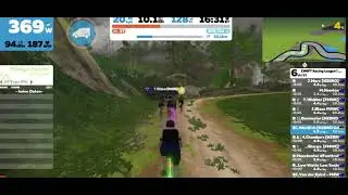 Front group Contryside Tour ZWIFT RACING LEAGUE (ZRL) OCEANI CAT B with bike change