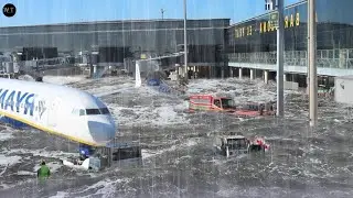 Flood disaster at Barcelona airport! El Prat Airport is paralyzed, passengers are shocked!