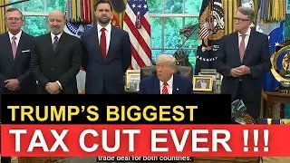 Trump Unleashes Bold Economic Claims: Tax Cuts, Tariffs, & Fed Criticism | Full Breakdown