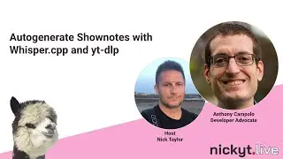 Autogenerate Shownotes with Whisper.cpp and yt-dlp