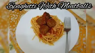 Italian Style Spaghetti With Meatballs || Simple Recipes || Shehla's Diary