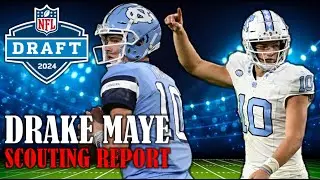 Drake Maye Draft Profile I 2024 NFL Draft Scouting Report & Analysis