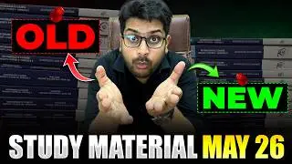 CA Foundation May 26 Alert 🚨|| ICAI New Study Material For May 26