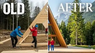 Building a Silent Mountain Shelter 🏔️ | 12 Min Cinematic ASMR | Deep Relaxation