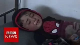 Children caught in Syria 'chemical attack'- BBC News