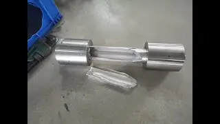 Aluminum pipe burst pressure test-50mm and 30mm diameter aluminum pipe.