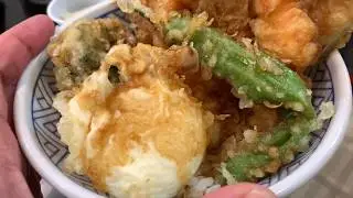 Travel with the Aloha Guy as we Eat at Hannosuke Famous Tendon Tempura Bowls