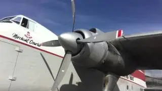 Bristol Freighter engine run