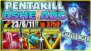 HOW TO PLAY ASHE ADC GamePlay 24 | BEST ASHE ADC Build & Runes | ASHE Guide | ADC lol | xiao lao ban