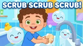 Wash Hands for Kids | Hand Washing Song for Children | Kids Hygiene Video