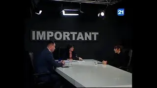 Vasile Costiuc și Svetlana Patraman la emisiunea IMPORTANT