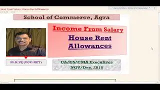#Income from salary #House rent Allowance U/s: 10(13A) Rule 2A