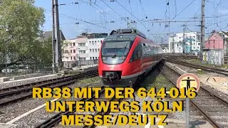 RB38 mit der 644 016 unterwegs K&ouml;ln Messe/Deutz