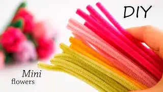 Charming Mini Flowers from Pipe Cleaner Tulips