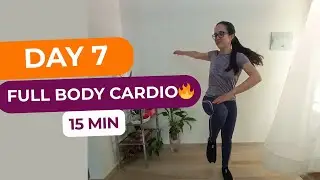 15-Min Full Body Cardio Workout 🔥 Burn Fat Fast 🔥 No Jumping & No Squats 🔥