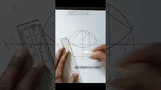 Decagon Drawing | Easy 10-Sided Shape Construction 🔟✏️ #geometricart #drawing #sacredgeometry