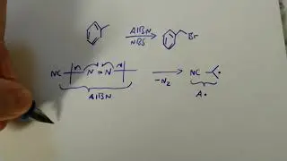 Free-radical halogenation with AIBN: Mechanism [Organic Chemistry]