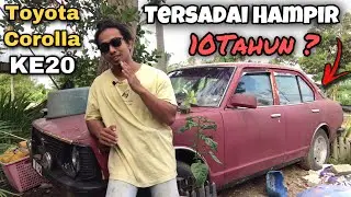 Aku Hidupkan Kereta Toyota Ke20 Yang Lama Tersadai