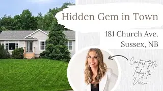 ***SOLD*** Private home with over an acre in heart of Sussex, NB - For Sale - Evolve Real Estate