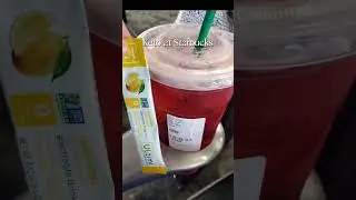 Keto Version of Passion Tea Lemonade from Starbucks