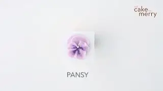 How to Pipe a Buttercream Flower: Pansy
